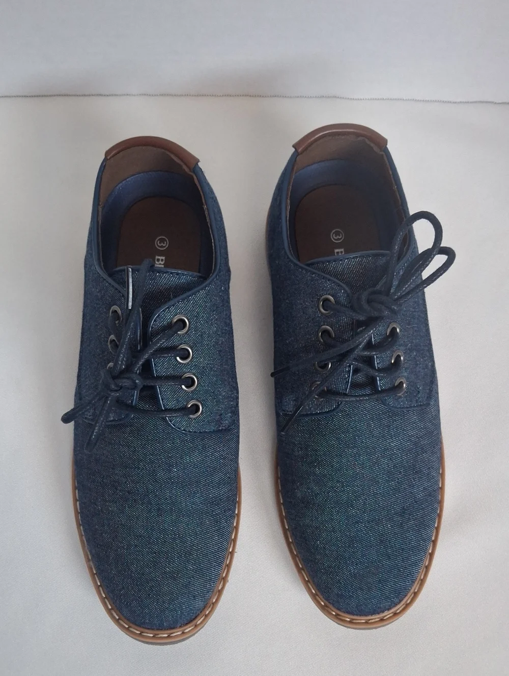 Bruno marck Dress Shoes oxford  uniforms boys size 3‎